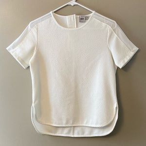 Short Sleeve Textured Top